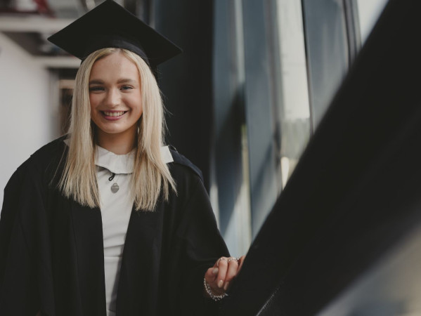 Emmy Collins graduating Emmy Collins graduating
