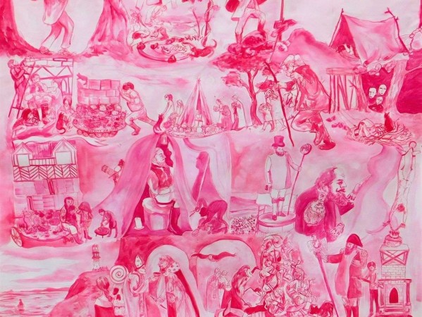 Matthew Wells painting, 'Emperor of his own universe'. Matthew Wells painting, 'Emperor of his own universe'.